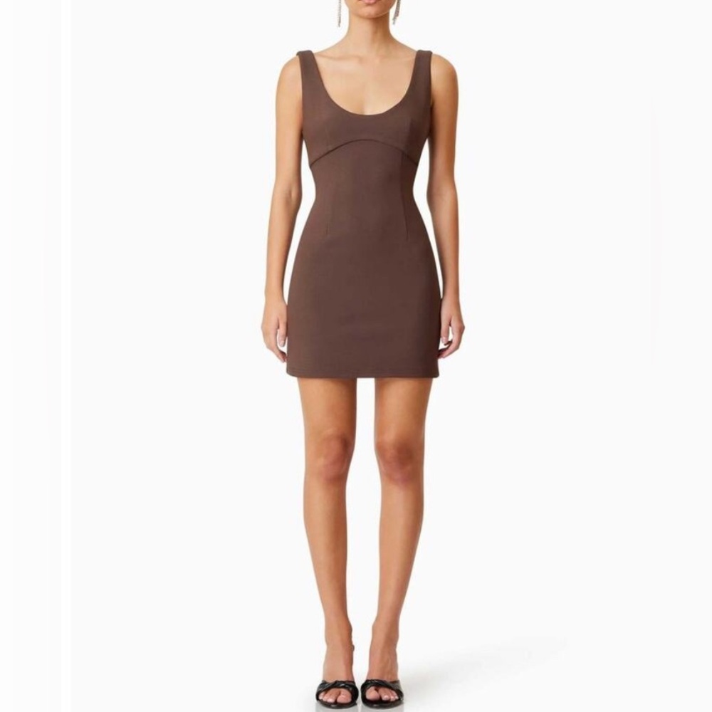 Elliatt Brown Mini Dress